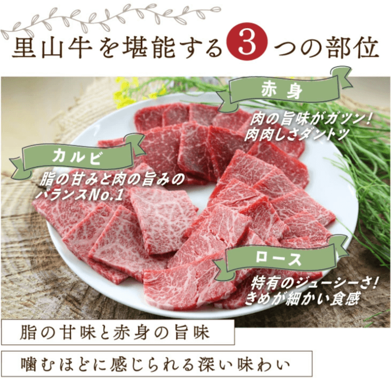 里山牛食べ比べセット