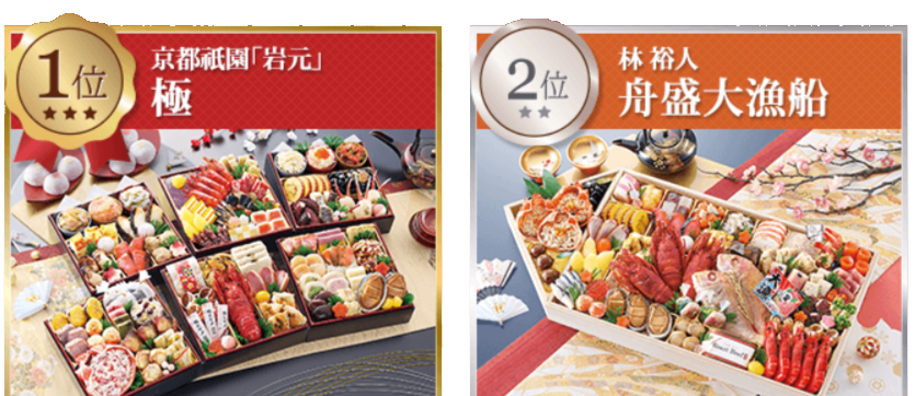 匠本舗のおせち、岩元、林先生