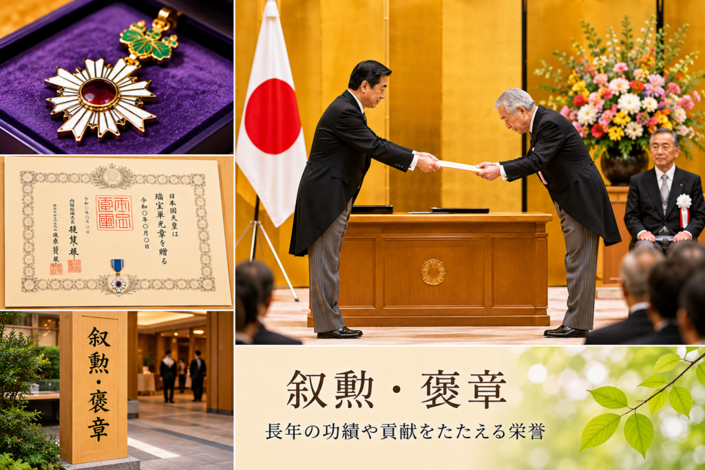 叙勲と褒章